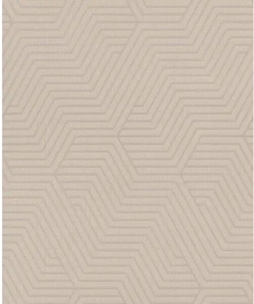 TF00312522 geometrikus mintájú drapp tapéta