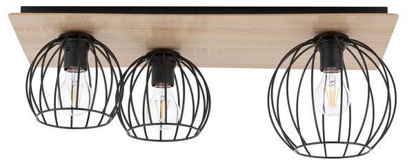 Sigma lighting modern skandináv mennyezeti lámpa cyber fekete tölgy sig32359