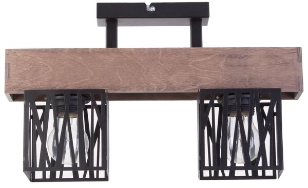 Sigma lighting loft mennyezeti lámpa dali barna fekete sig31479