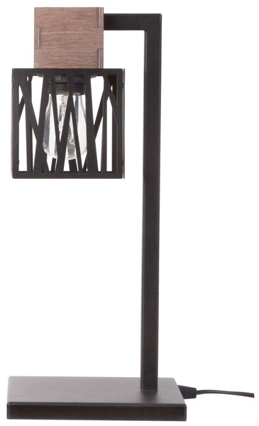 Sigma lighting loft asztali lámpa dali barna fekete sig50094