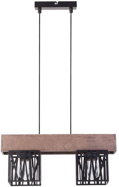 Sigma lighting loft függeszték dali barna fekete sig31480