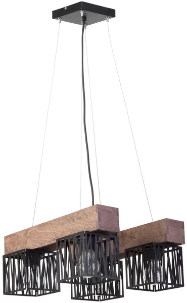 Sigma lighting loft függeszték dali barna fekete sig31484