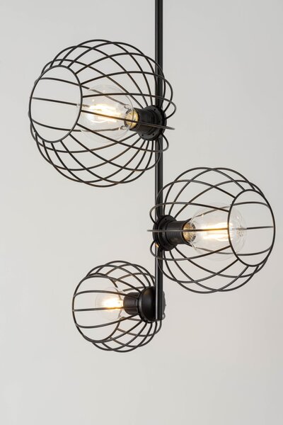 Sigma lighting modern mennyezeti lámpa cherry fekete sig32363
