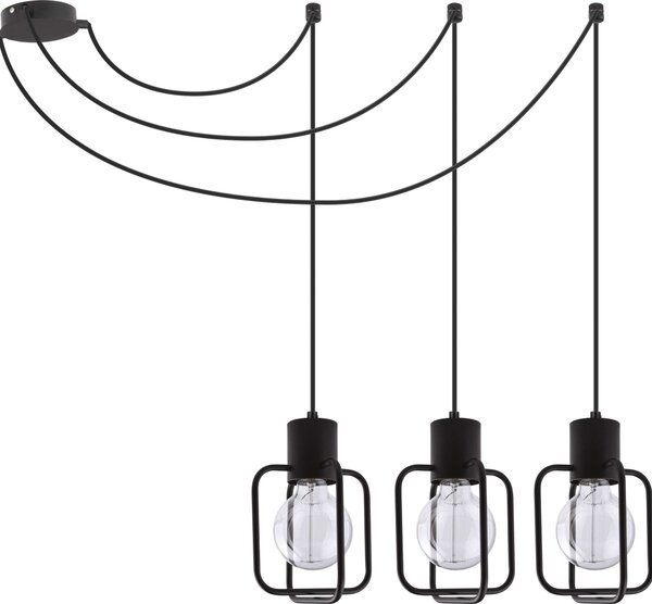 Sigma lighting loft függeszték aura fekete sig31107