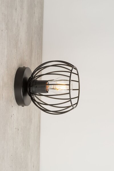 Sigma lighting modern fali lámpa cherry fekete sig32364