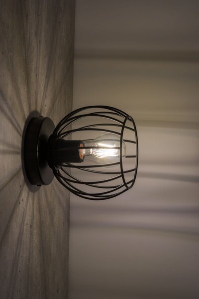 Sigma lighting modern fali lámpa cherry fekete sig32364