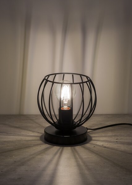 Sigma lighting modern asztali lámpa cherry fekete sig50310