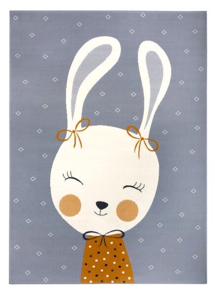 Szürke gyerek szőnyeg 220x160 cm Bunny Polly - Hanse Home