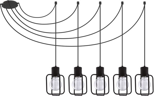Sigma lighting loft függeszték aura fekete sig31108