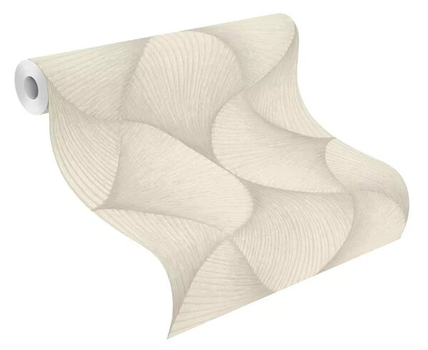 TF00608236 geometrikus mintájú világosszürke tapéta