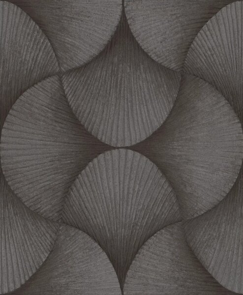 TF00608250 geometrikus mintájú sötétszürke tapéta