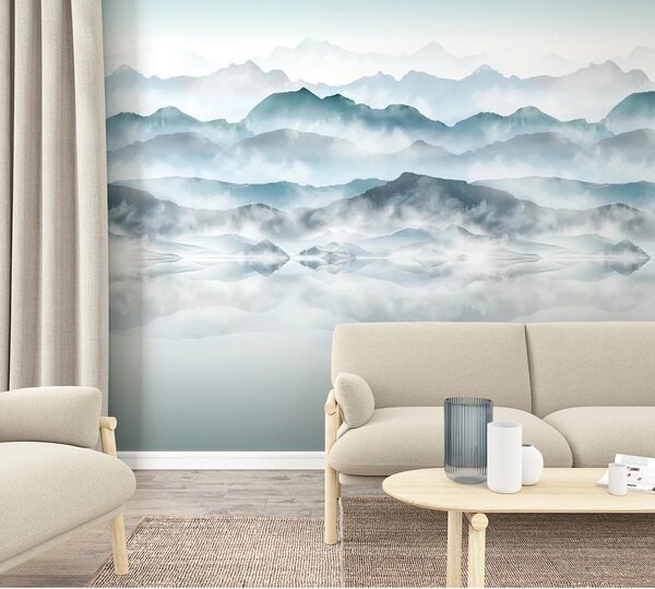 TF30047224 tájkép mintájú kék tapétaposzter (212x270cm)