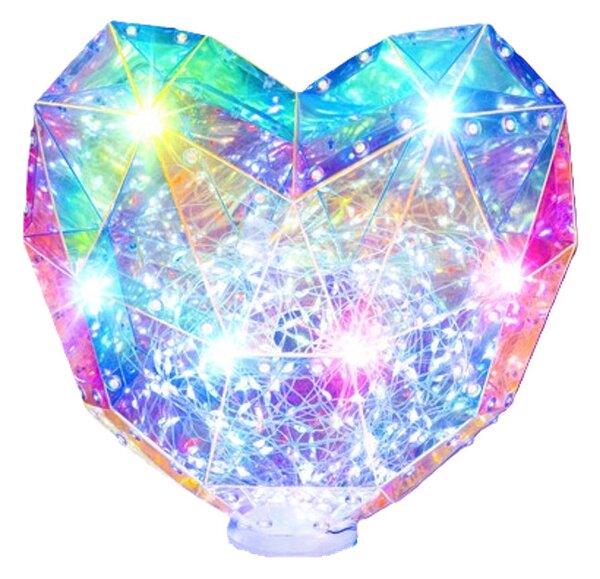 PRISMIC™ 3D Puzzle LED lámpa - Álló szív (APU-R-PM-1627)