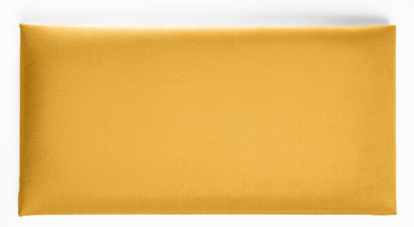 BRICK 20*40cm bársony téglalap falpanel - 2215 okker