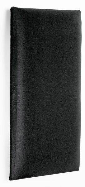 BRICK 20*40cm bársony téglalap falpanel - 2219 fekete