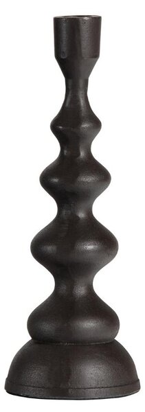 Hoorns Fekete fém gyertyatartó Jimmie 28 cm