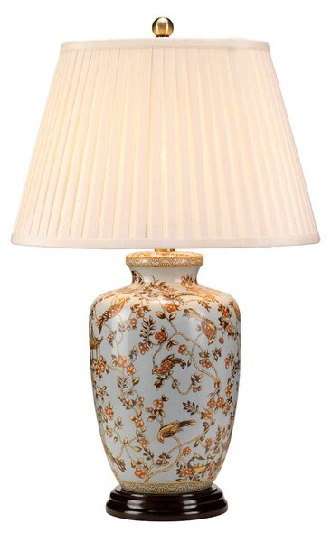Elstead klasszikus asztali lámpa gold birds kék elsgold-birds-tl