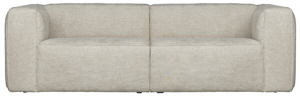 Hoorns Krém szövet háromüléses kanapé Bearny 246 cm
