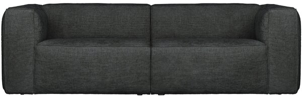 Hoorns Antracit szürke szövet háromszemélyes kanapé Bearny 246 cm