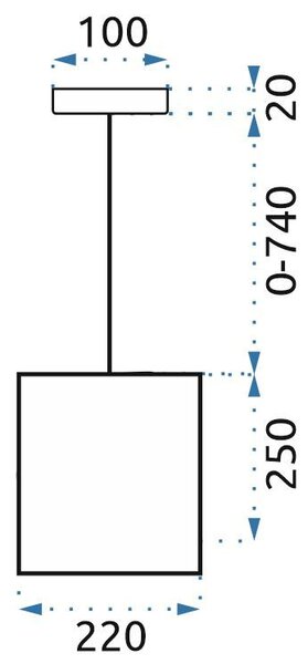 Mennyezeti lámpa loft stílusú LH2043