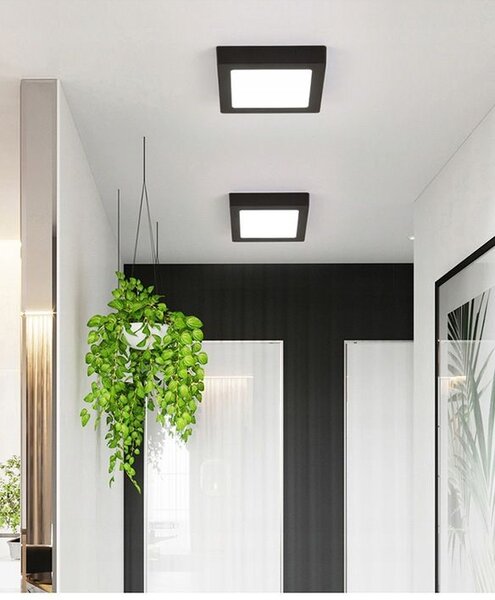 Felületre szerelhető PANEL LED SB 18W black