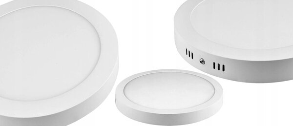 Felületre szerelhető PANEL LED round white 12W