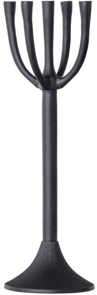 Hoorns Fekete fém gyertyatartó Lorine 80 cm
