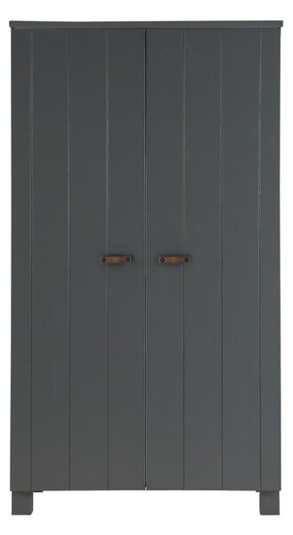 Hoorns Koben szürke fenyő gardrób 202 x 111 cm II