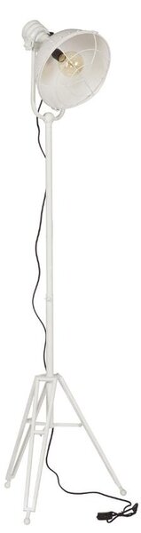 Hoorns Fehér fém állólámpa Mort 160 cm