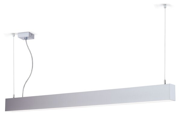 BROOKLYN modern LED függőlámpa , alumínium, 2600lm, szögletes, 114x6 cm ,3000K