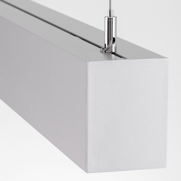 BROOKLYN modern LED függőlámpa , alumínium, 2600lm, szögletes, 114x6 cm ,3000K