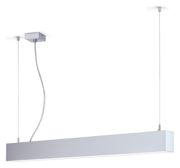 BROOKLYN modern LED függőlámpa , alumínium, 2000lm, szögletes, 86x6 cm ,3000K