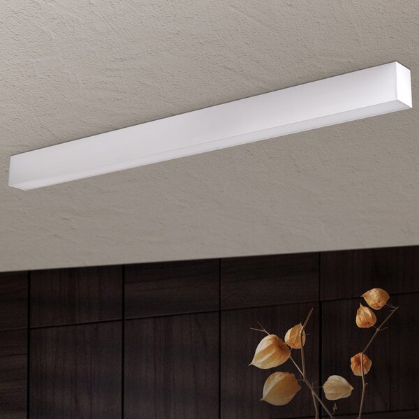 BROOKLYN modern LED függőlámpa , alumínium, 2600lm, szögletes, 114x6 cm ,3000K