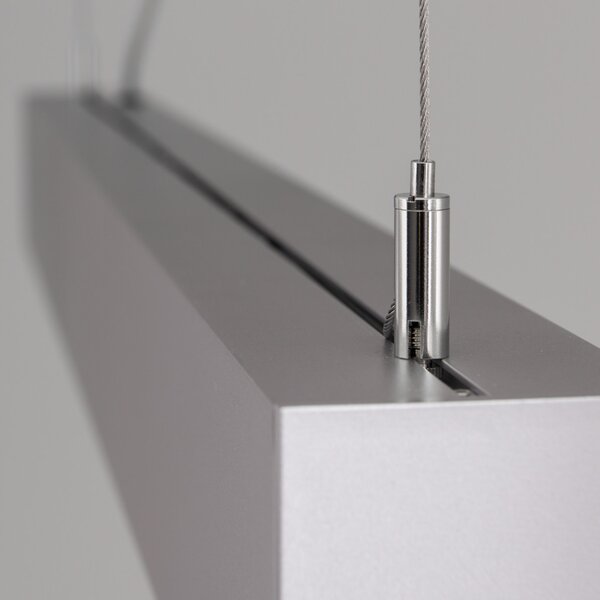 BROOKLYN modern LED függőlámpa , alumínium, 2000lm, szögletes, 86x6 cm ,3000K