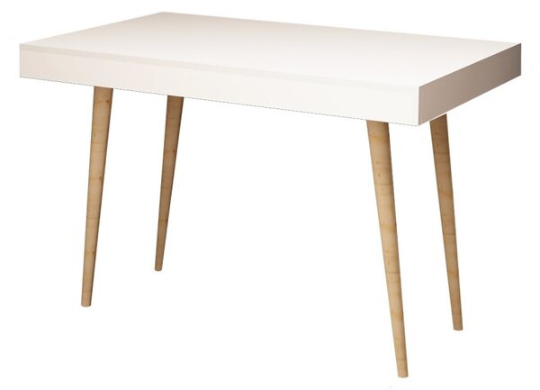 Veronika íróasztal, fehér, 100 cm