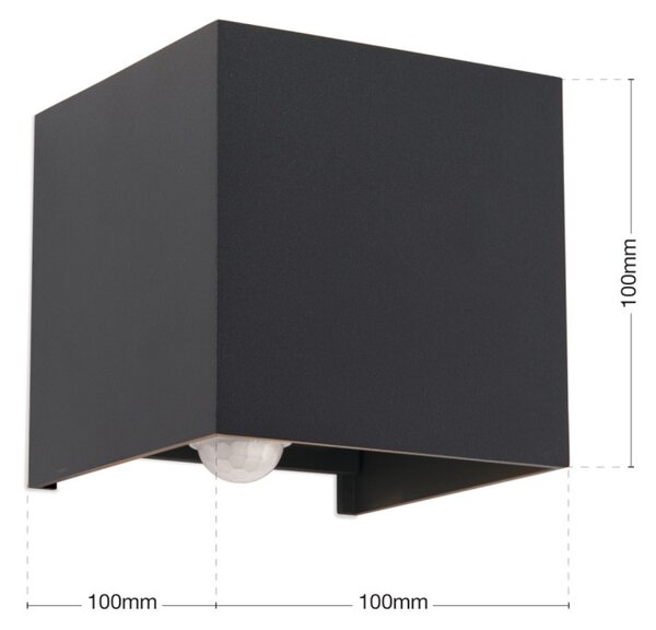 CUBE-S LED kültéri lámpa antracit