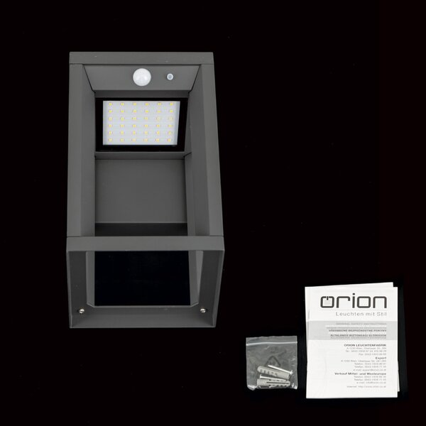 VOLTA LED kültéri lámpa antracit, 660lm, 23 cm