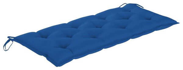 Tömör akácfa kerti pad párnával 120 cm