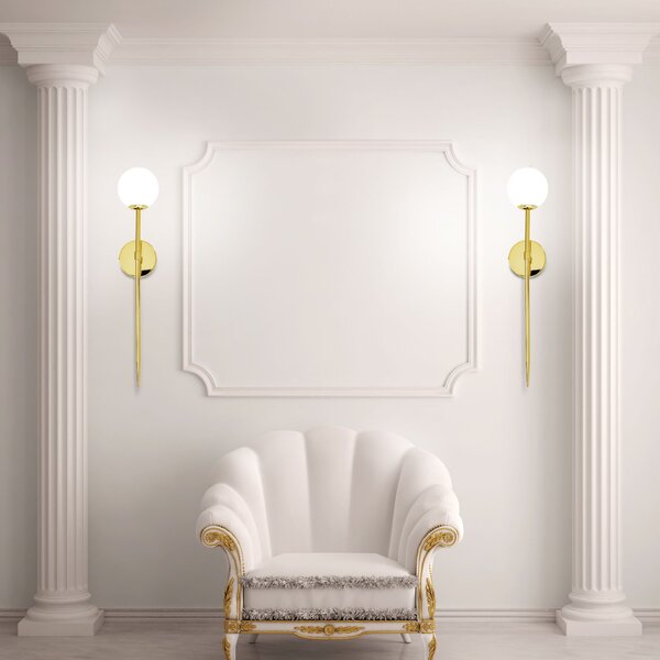 Modern fali lámpa APP578-1W 52cm arany