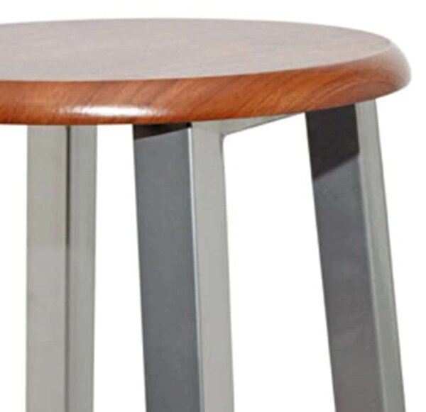 Vidaxl Bárszék - 4 db - Barna MDF Ülőlappal - 70 cm