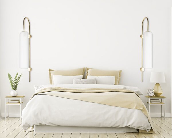 Fali lámpa APP580-1W 75 cm arany fehér