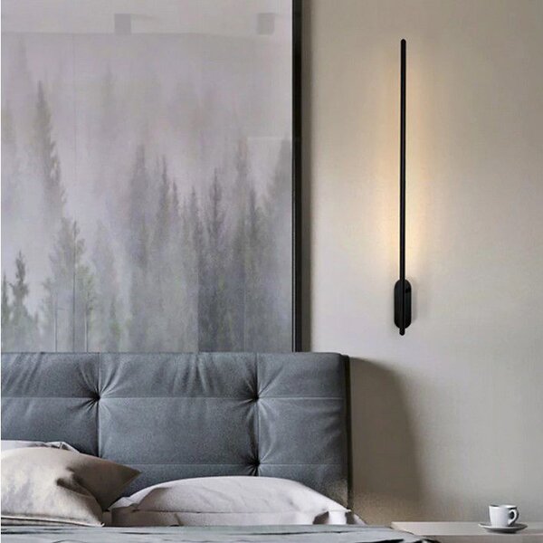 Toolight Szerszámlámpa - LED fali lámpa 12W 92CM APP372-1W, fekete, OSW-09756