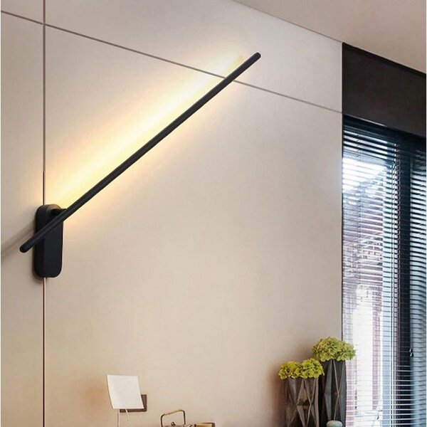 Toolight Szerszámlámpa - LED fali lámpa 12W 92CM APP372-1W, fekete, OSW-09756