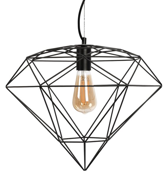 Függő lámpa DIAMENT METAL LOFT BLACK APP563-1CP