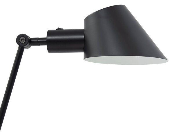 Lindby Corali asztali lámpa, fekete, fém, magasság 64cm, Fekete, Nappali / Étkező, fém, Modern