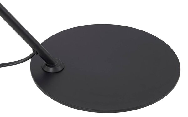 Lindby Corali asztali lámpa, fekete, fém, magasság 64cm, Fekete, Nappali / Étkező, fém, Modern