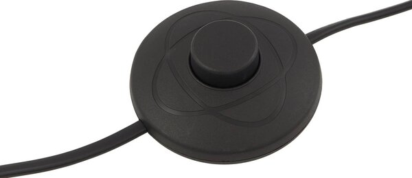 Lindby állólámpa Kaida, fekete, fém, Fekete, Nappali / Étkező, fém, Modern