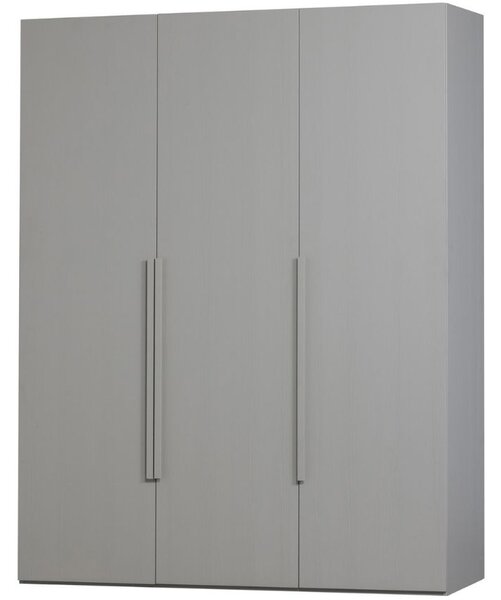 WOOOD Renda világosszürke dió gardrób 210 x 165 cm