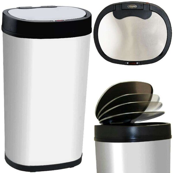 SZENZOROS SZEMETESKUKA 50L - AMIRA INOX - automata érintés nélkül
