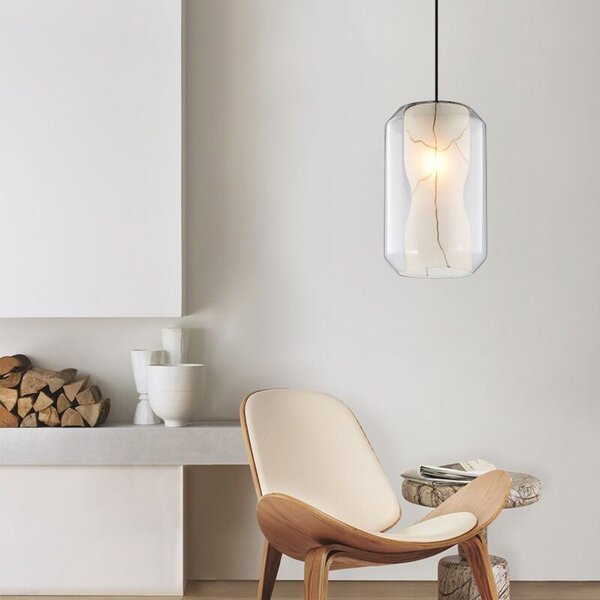Mennyezeti lámpa APP909-1CP Fehér MARBLE